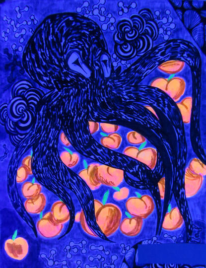 His Peaches (blacklight)